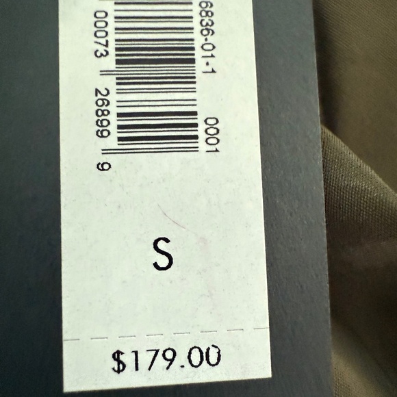 NWT Banana Republic Khaki Moto. Vegan Suede Jacket. Size S - Picture 11 of 13